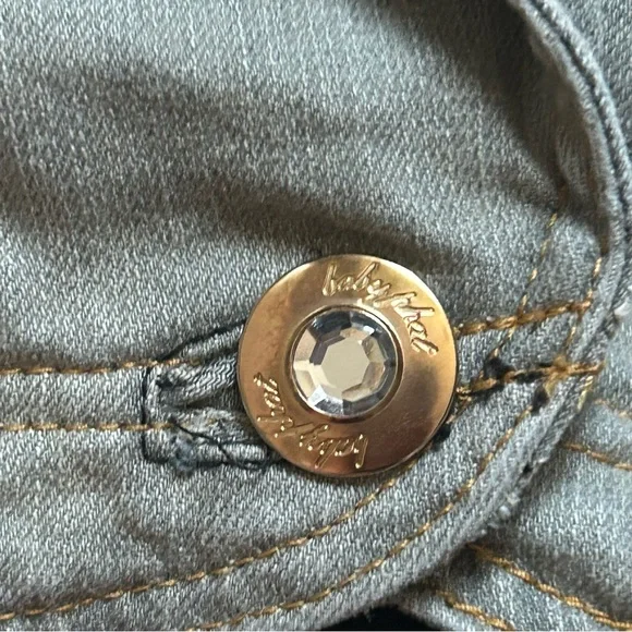 Baby Phat Grey Short denim vest - Picture 5 of 13